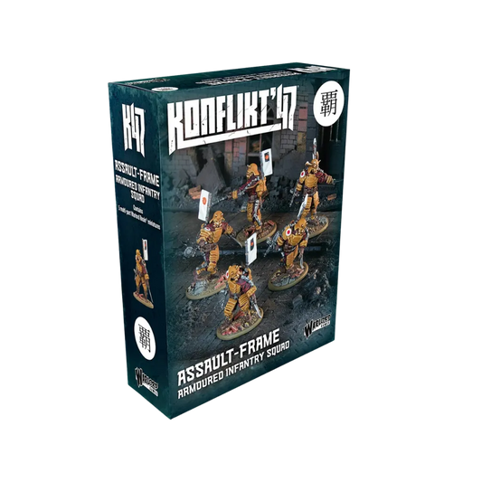 Konflikt '47 Empire of Japan Assault-Frame Armoured Infantry Squad-Warlord Games-Radaddel