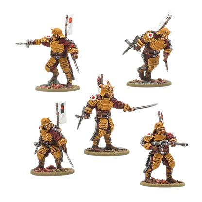 Konflikt '47 Empire of Japan Assault-Frame Armoured Infantry Squad-Warlord Games-Radaddel