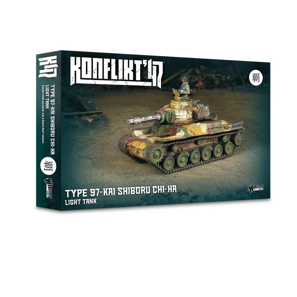 Konflikt '47 Empire of Japan Type 97-Kai Shiboru Chi-Ha Light Tank-Warlord Games-Radaddel