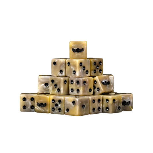 Desert Skull Dice Square 16mm (25 Stück)-Baron of Dice-Radaddel