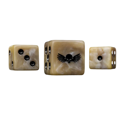 Desert Skull Dice Square 16mm (25 Stück)-Baron of Dice-Radaddel