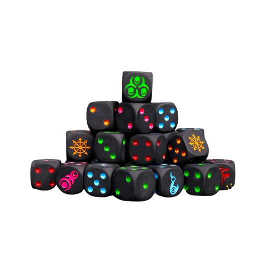 Chaos United Dice Round 16mm (25 Stück)-Baron of Dice-Radaddel