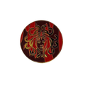 Moneda de metal de 40 mm - Medusa
