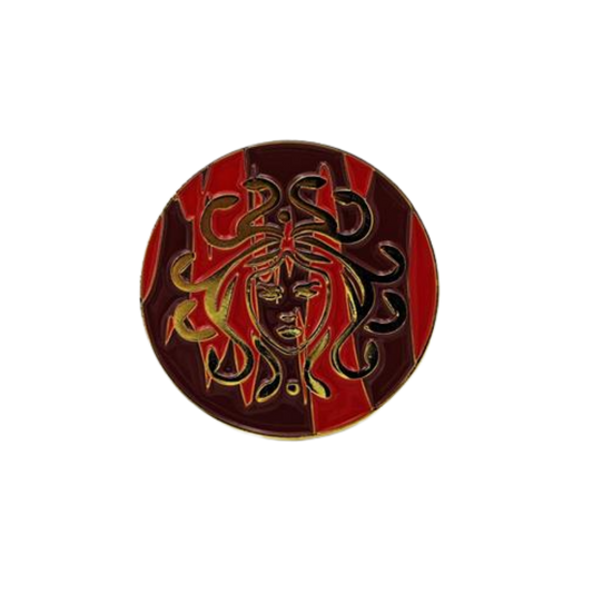 Moneda de metal de 40 mm - Medusa