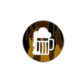 40mm Metal Coin - Beer Mug-Baron of Dice-Radaddel