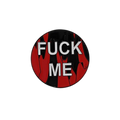 40mm Metal Coin - Fuck Me | Red