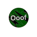 40mm Metal Coin - Ooof | Green-Baron of Dice-Radaddel