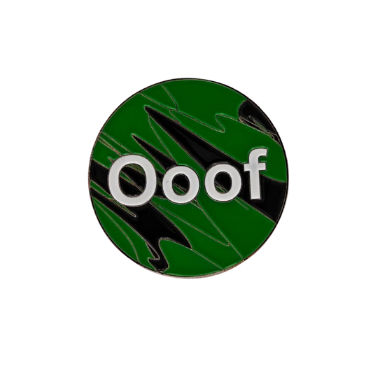40mm Metal Coin - Ooof | Green-Baron of Dice-Radaddel