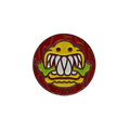 40mm Metal Coin - Cave Monster