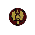 40mm Metal Coin - Cursed Vampire-Baron of Dice-Radaddel