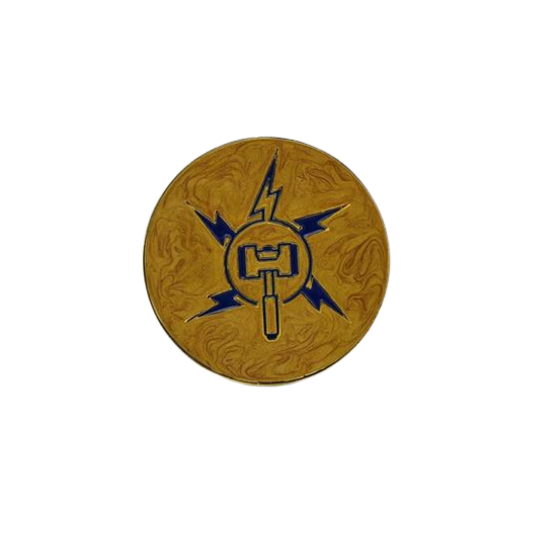 Moneda de metal de 40 mm - Martillo de relámpago