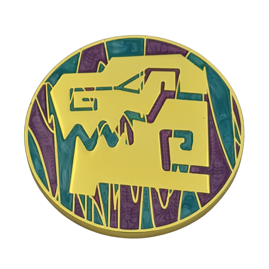 40mm Metal Coin - Aztec Gators