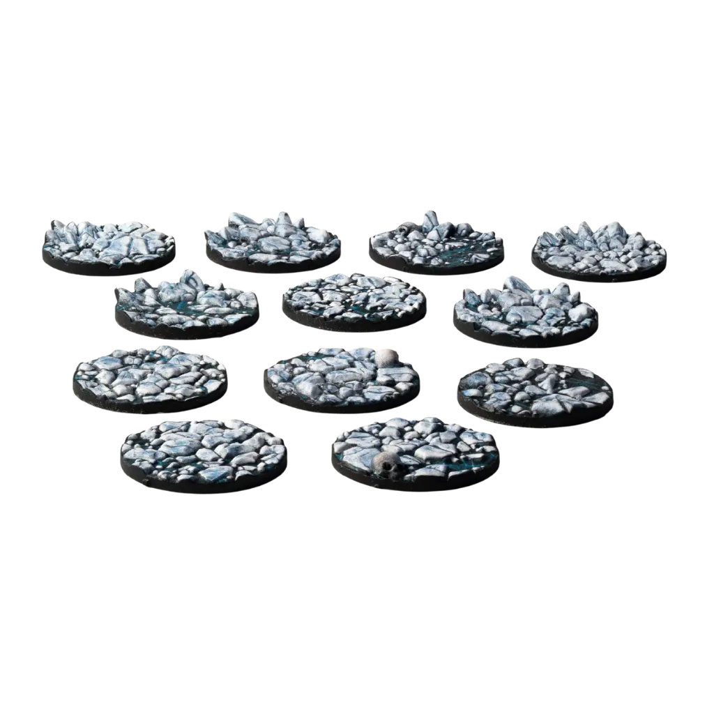 Frost Lake Round 25mm (x12)-Gamers Grass-Radaddel