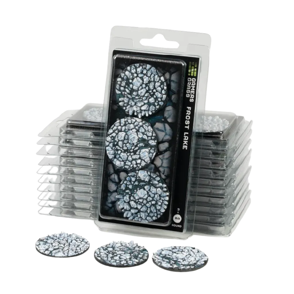Frost Lake Round 50mm (x3)-Gamers Grass-Radaddel