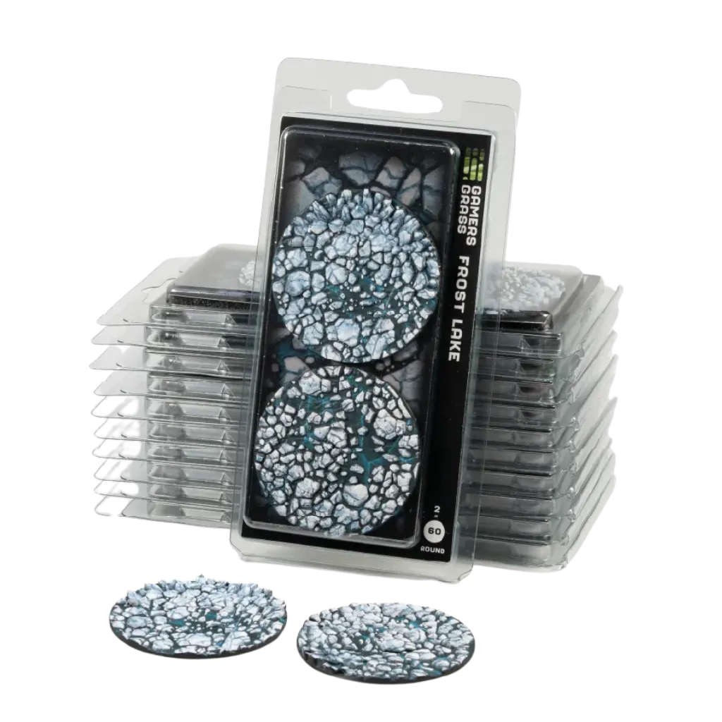 Frost Lake Round 60mm (x2)-Gamers Grass-Radaddel