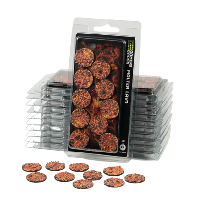 Molten Lava Round 28mm (x10)-Gamers Grass-Radaddel
