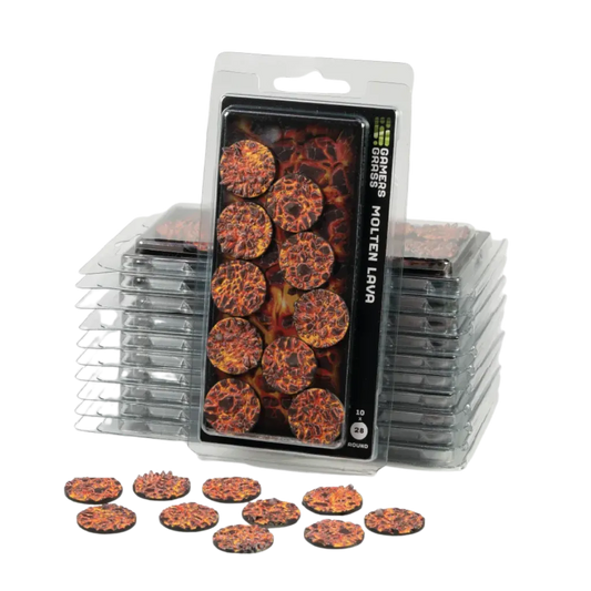 Molten Lava Round 28mm (x10)-Gamers Grass-Radaddel