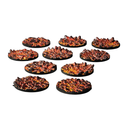 Molten Lava Round 28mm (x10)-Gamers Grass-Radaddel
