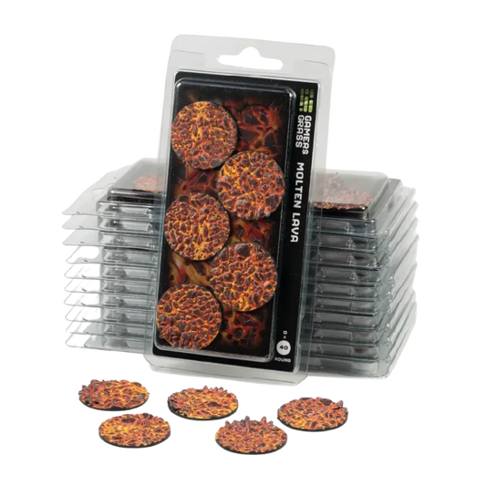 Molten Lava Round 40mm (x5)-Gamers Grass-Radaddel