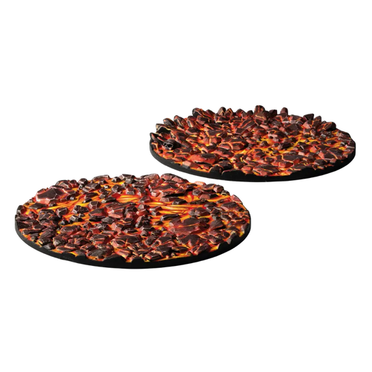 Molten Lava Round 60mm (x2)-Gamers Grass-Radaddel