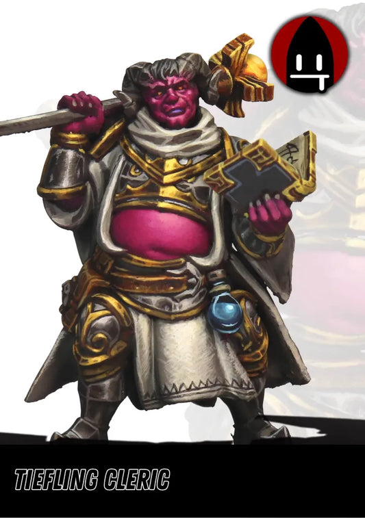 Tiefling Cleric-Pasch Spiele-Radaddel