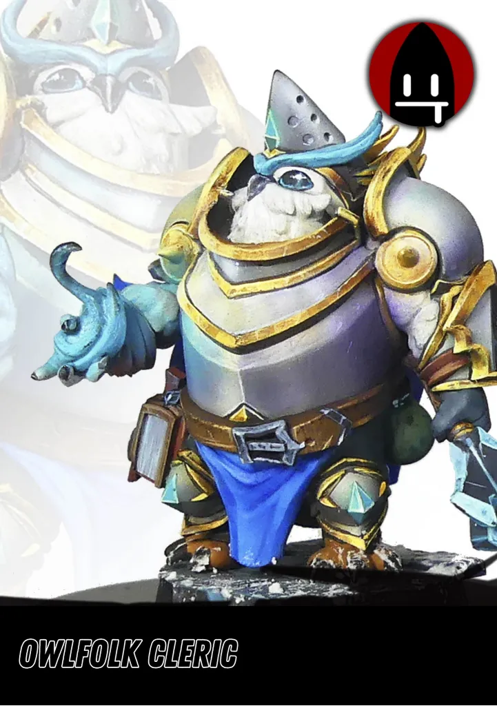 Owlfolk Cleric-Pasch Spiele-Radaddel