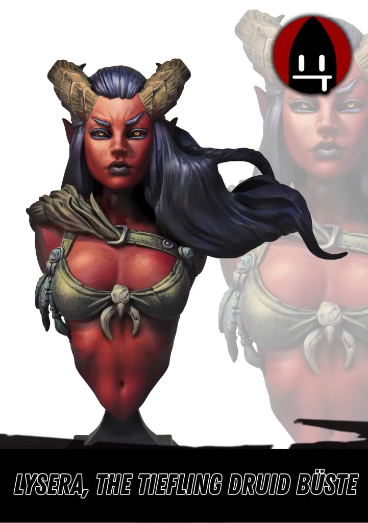 Lysera, the Tiefling Druid Büste-Pasch Spiele-Radaddel