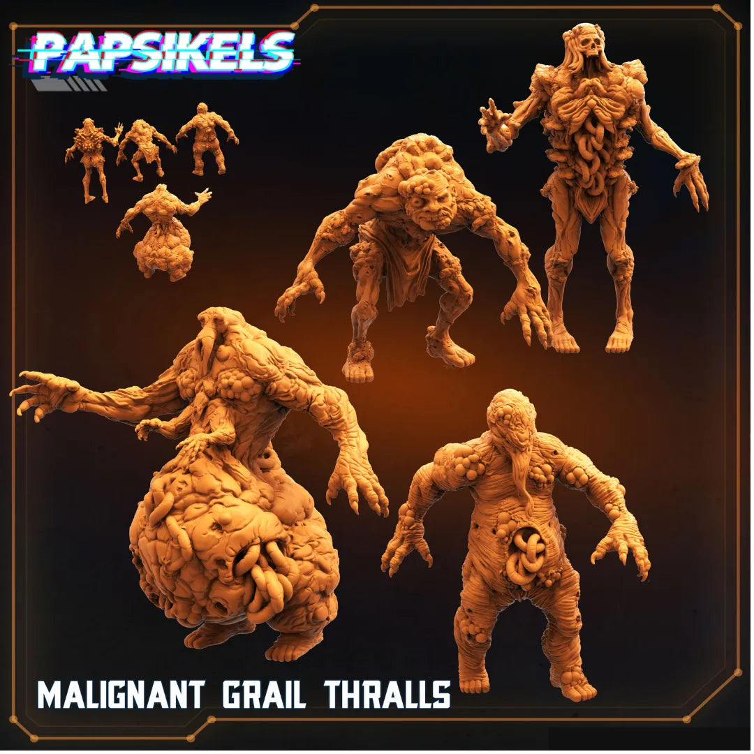 Malignant Grail Thralls (4 Minis)-Pasch Spiele-Radaddel