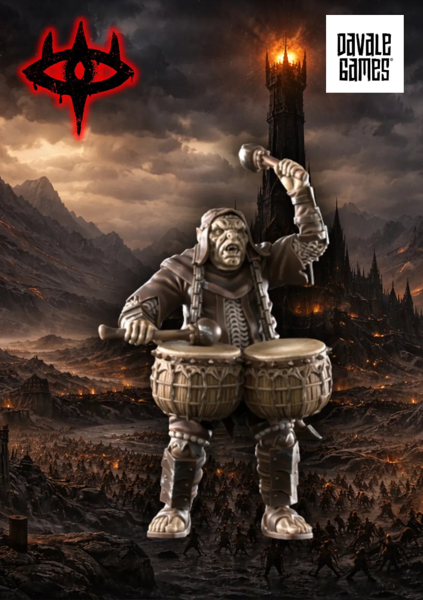 Morlok Ork Trommler-Pasch Spiele-Radaddel