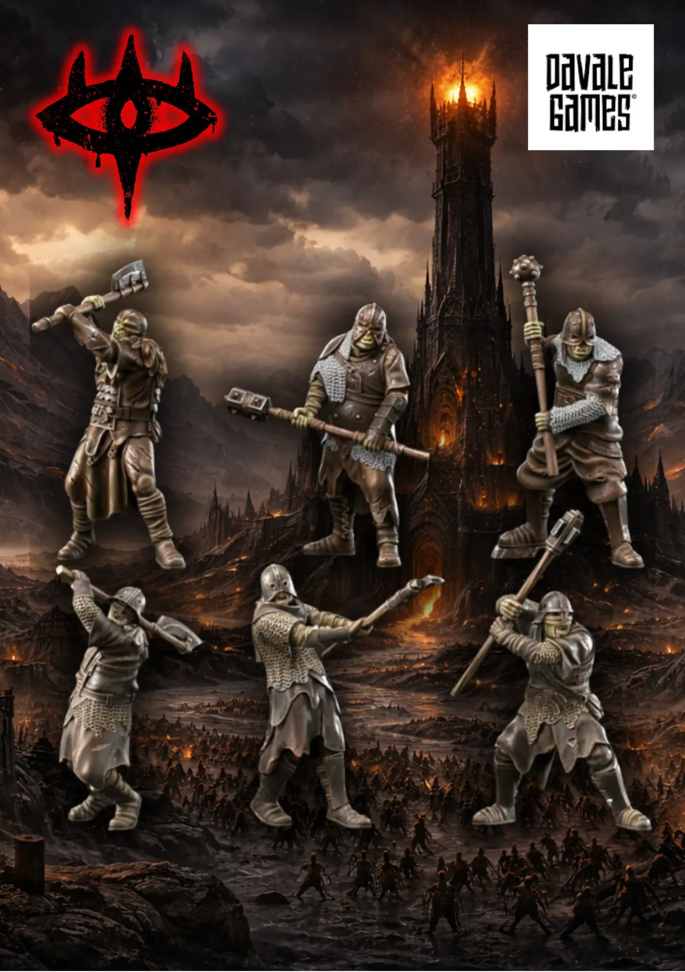 Morlok Orks mit Zweihandwaffen (6 Minis)-Pasch Spiele-Radaddel