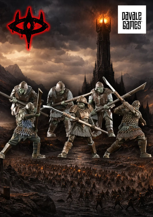 Morlok Orks mit Speeren (6 Minis)-Pasch Spiele-Radaddel