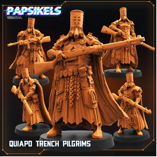 Quiapo Trench Pilgrims (5 Minis)-Pasch Spiele-Radaddel