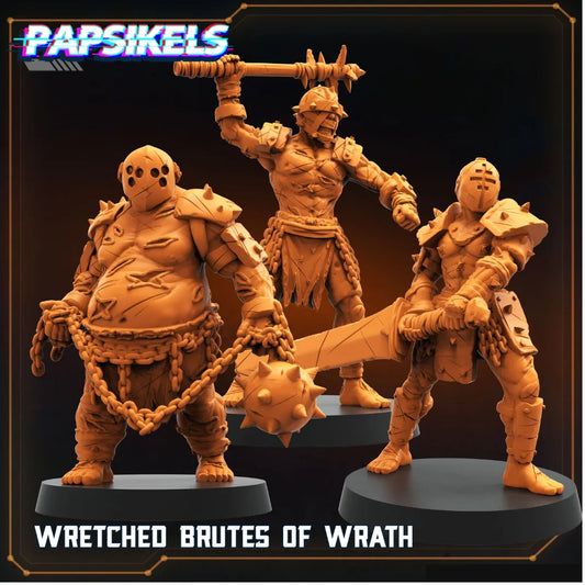 Wretched Brutes of Wrath (3 Minis)-Pasch Spiele-Radaddel