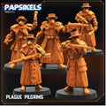 Plague Pilgrims (5 Minis)-Pasch Spiele-Radaddel