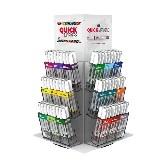 Quick Markers Rotating Display-AK-Interactive-Radaddel