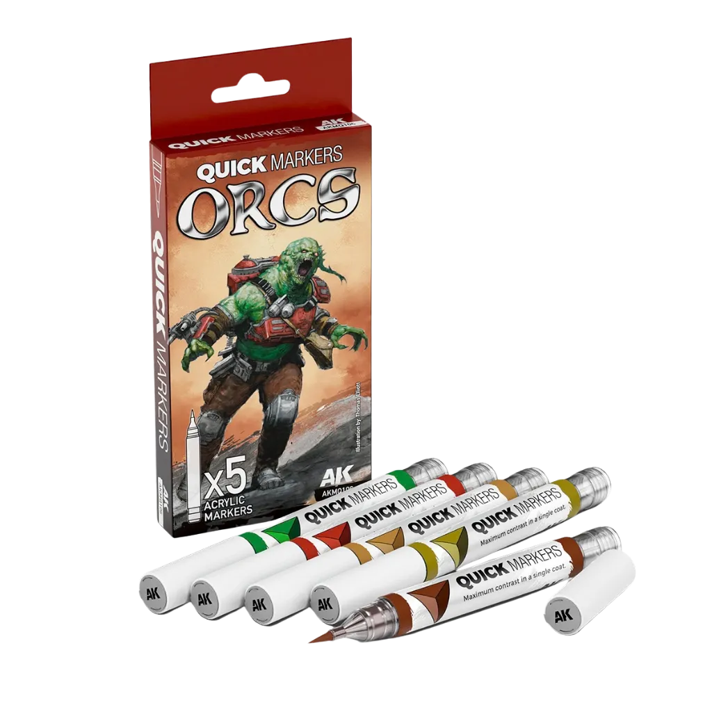 AK Quick Marker Orcs Set-AK-Interactive-Radaddel