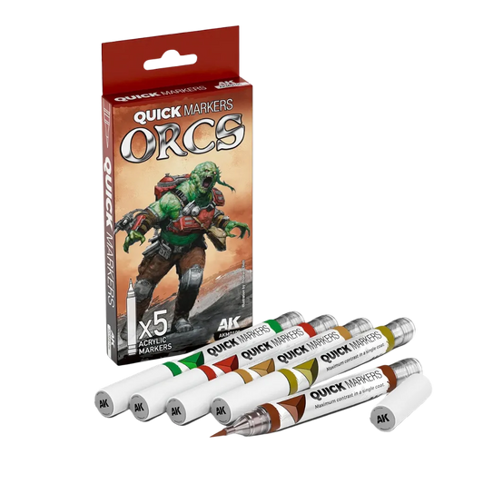 AK Quick Marker Orcs Set-AK-Interactive-Radaddel