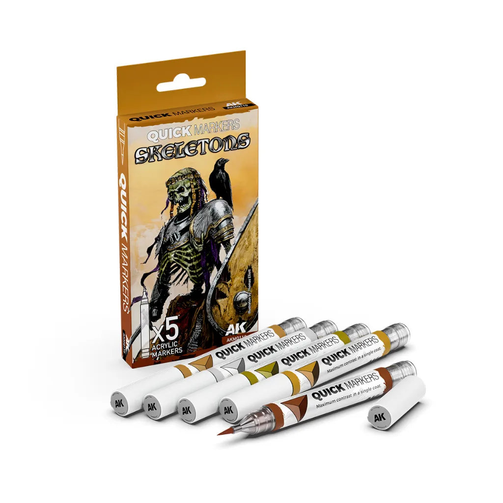 AK Quick Marker Skeletons Set-AK-Interactive-Radaddel