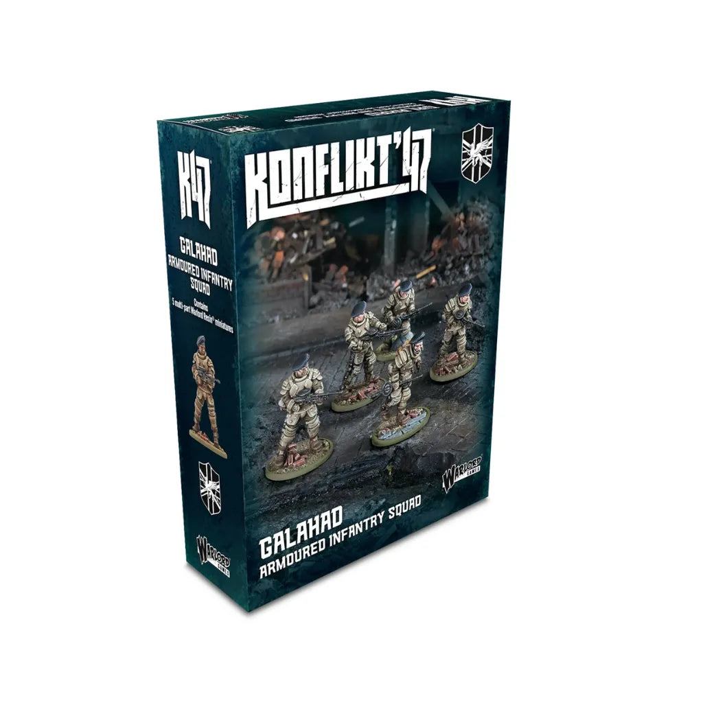 Konflikt '47 British Commonwealth Galahad Armoured Infantry Squad-Warlord Games-Radaddel