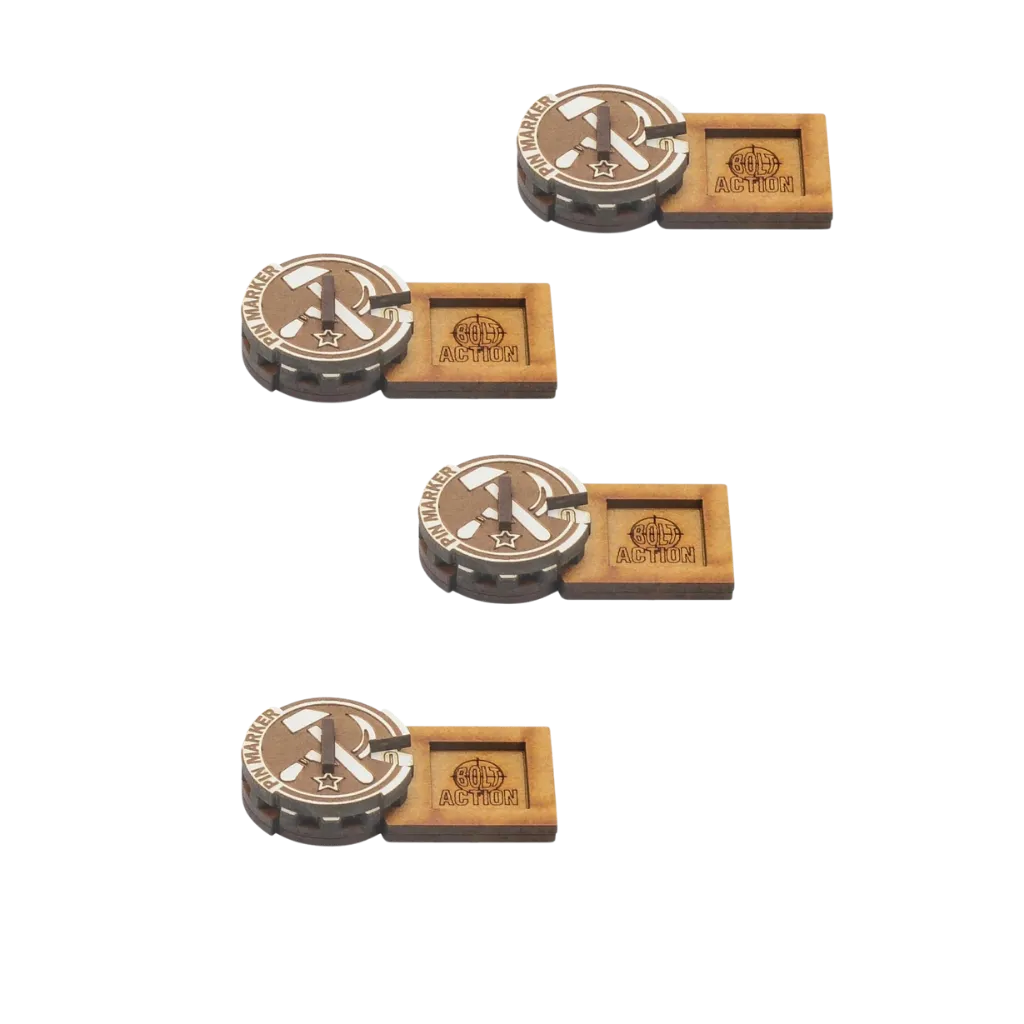 Bolt Action MDF Unit Pin Markers - Soviet Union-Warlord Games-Radaddel