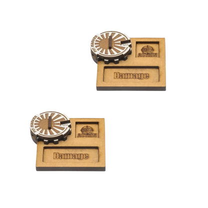 Bolt Action MDF Vehicle Pin Markers - Japan-Warlord Games-Radaddel