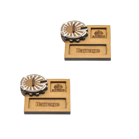 Bolt Action MDF Vehicle Pin Markers - Japan-Warlord Games-Radaddel
