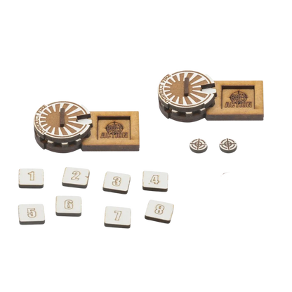 Bolt Action MDF Artillery Zeroing in Markers - Japan-Warlord Games-Radaddel