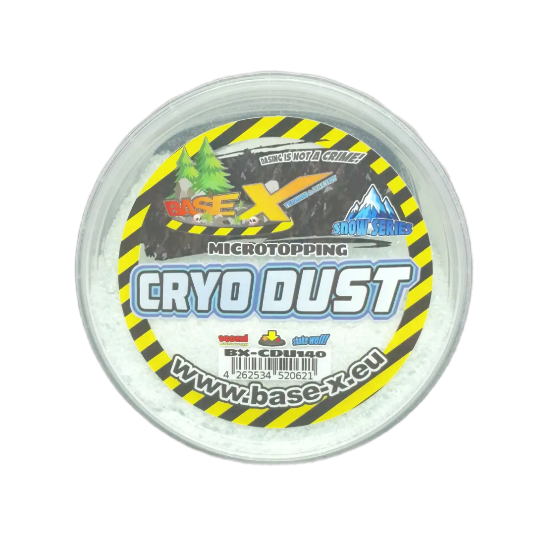 Microtopping: CRYO DUST (140ml) (snow series)-Base X Terrain & Scenery-Radaddel