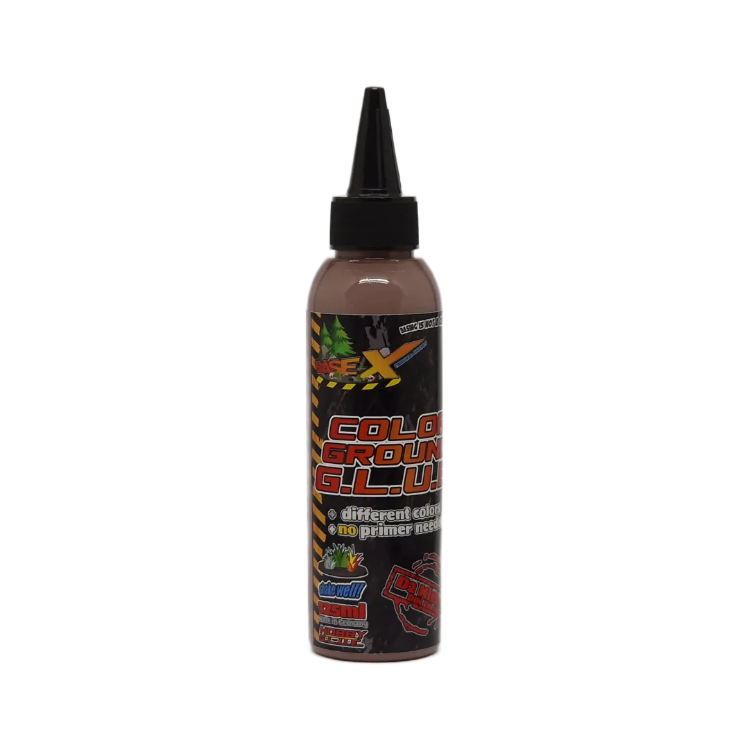 COLOR GROUND G.L.U.E. BROWN (125ML)-Base X Terrain & Scenery-Radaddel