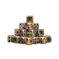 Military Gate Bone Round 16mm (25 Stück)-Baron of Dice-Radaddel