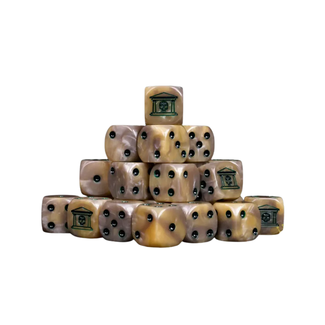 Military Gate Bone Round 16mm (25 Stück)-Baron of Dice-Radaddel