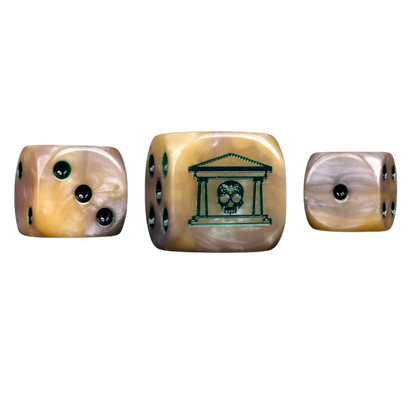 Military Gate Bone Round 16mm (25 Stück)-Baron of Dice-Radaddel
