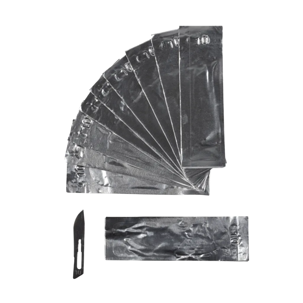 Curved Blades for Scalpel Handle AK9545 (10 pcs.)-AK-Interactive-Radaddel