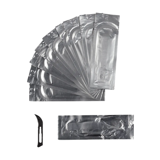 Extra Curved Blades for Scalpel Handle AK9545 (10 pcs.)-AK-Interactive-Radaddel